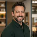Portrait of local property owner who received interior and exterior repairs